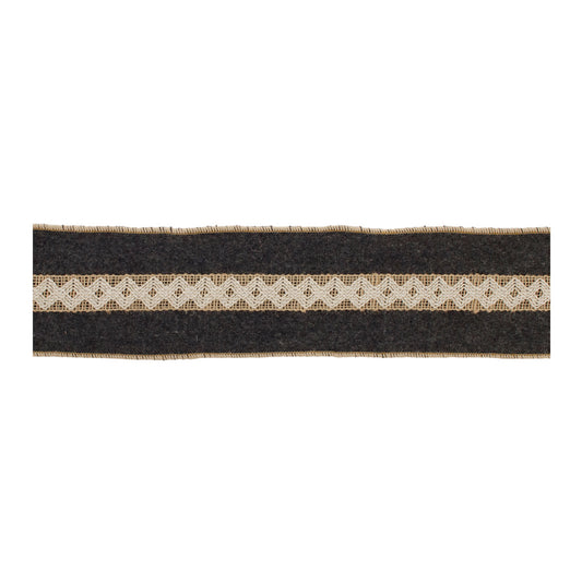 Wool Holiday Ribbon (Set of 2)