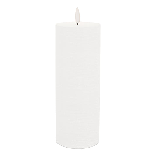 FIA Wick White Pillar Candle (Set of 2)