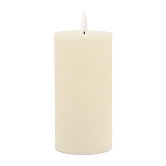 FIA Wick Ivory Pillar Candle (Set of 2)