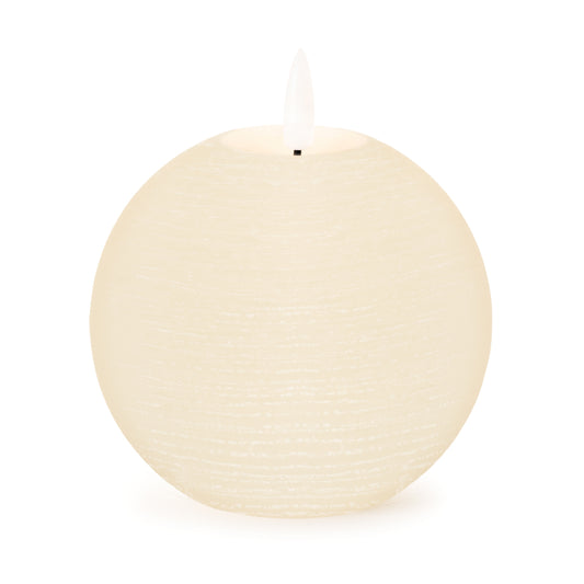 FIA Wick Ivory Round Candle (Set of 2)