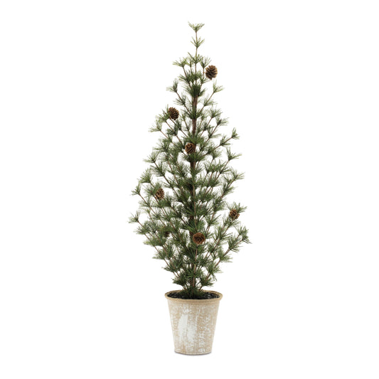 Potted Mini Pine Tree (Set of 2)