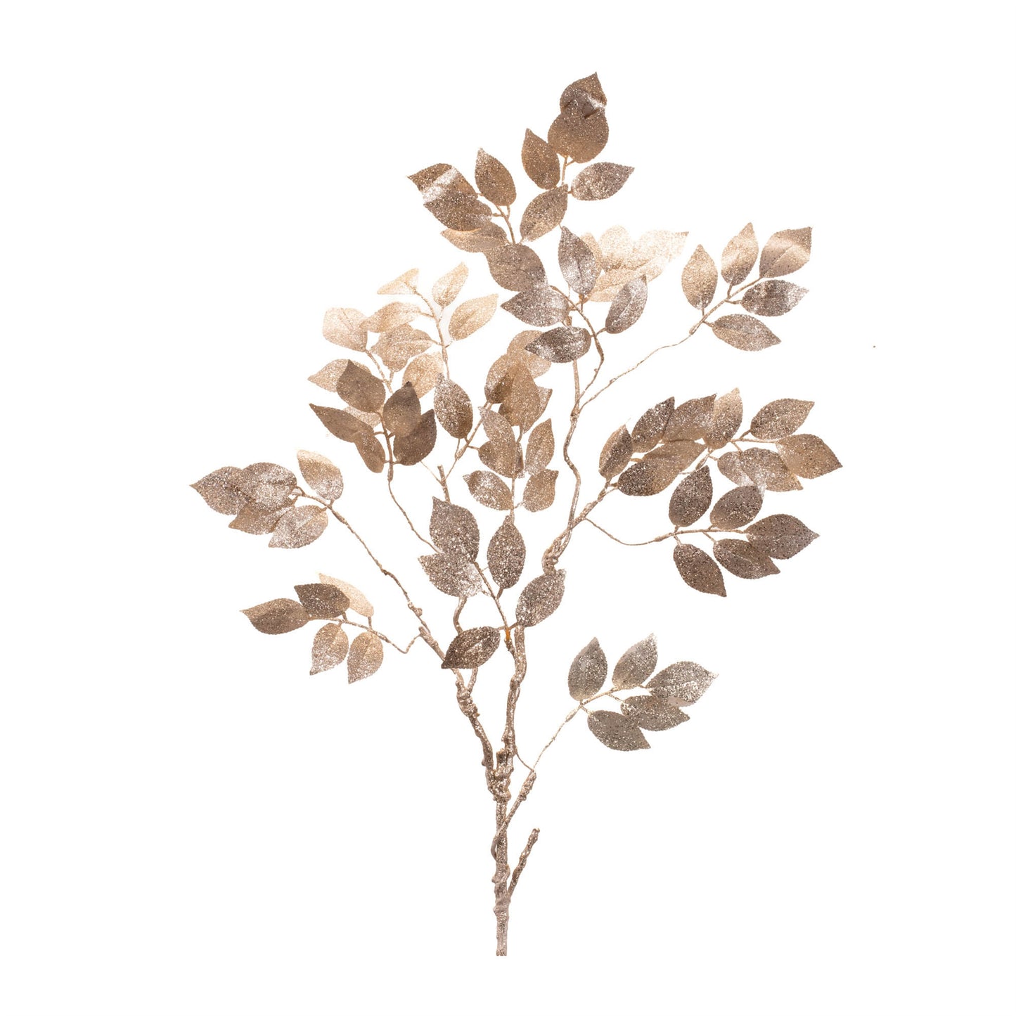 Glittered Leaf Spray (Set of 6)