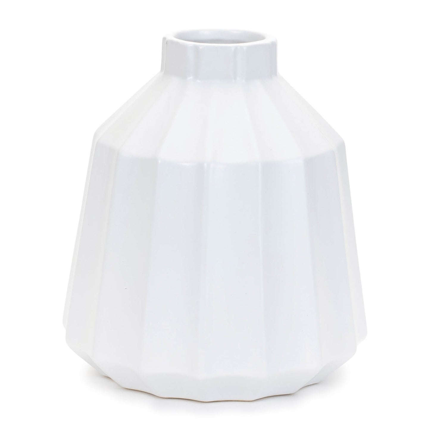 Ribbed Ceramic Vase (Set of 2)