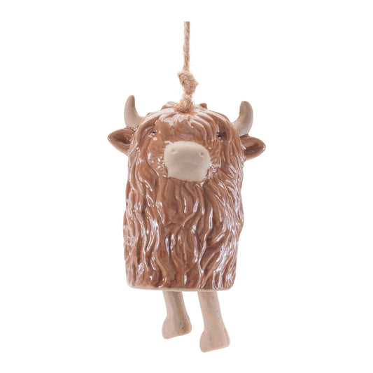 Highland Cow Ornament (Set of 8)