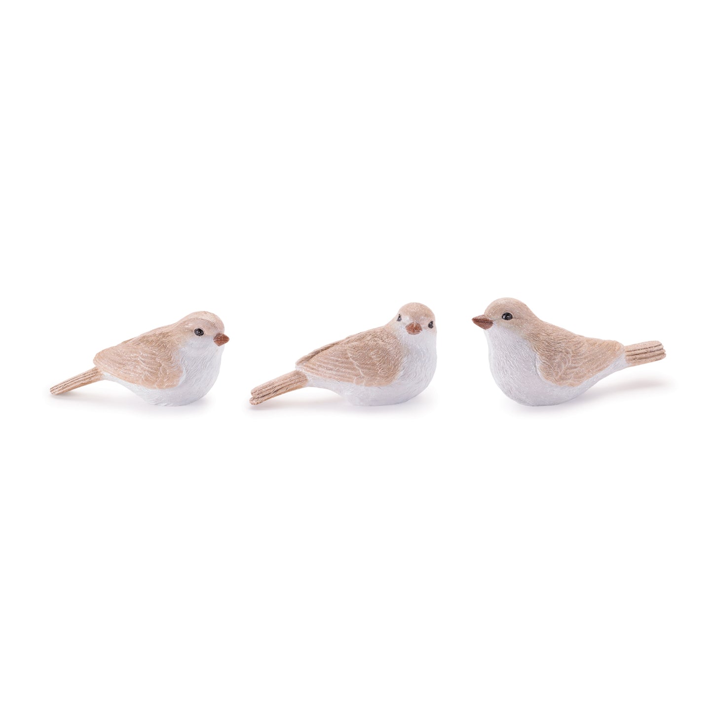 Glittered Bird Figurine (Set of 6)