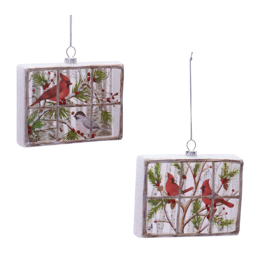 Cardinal Window Ornament (Set of 6)