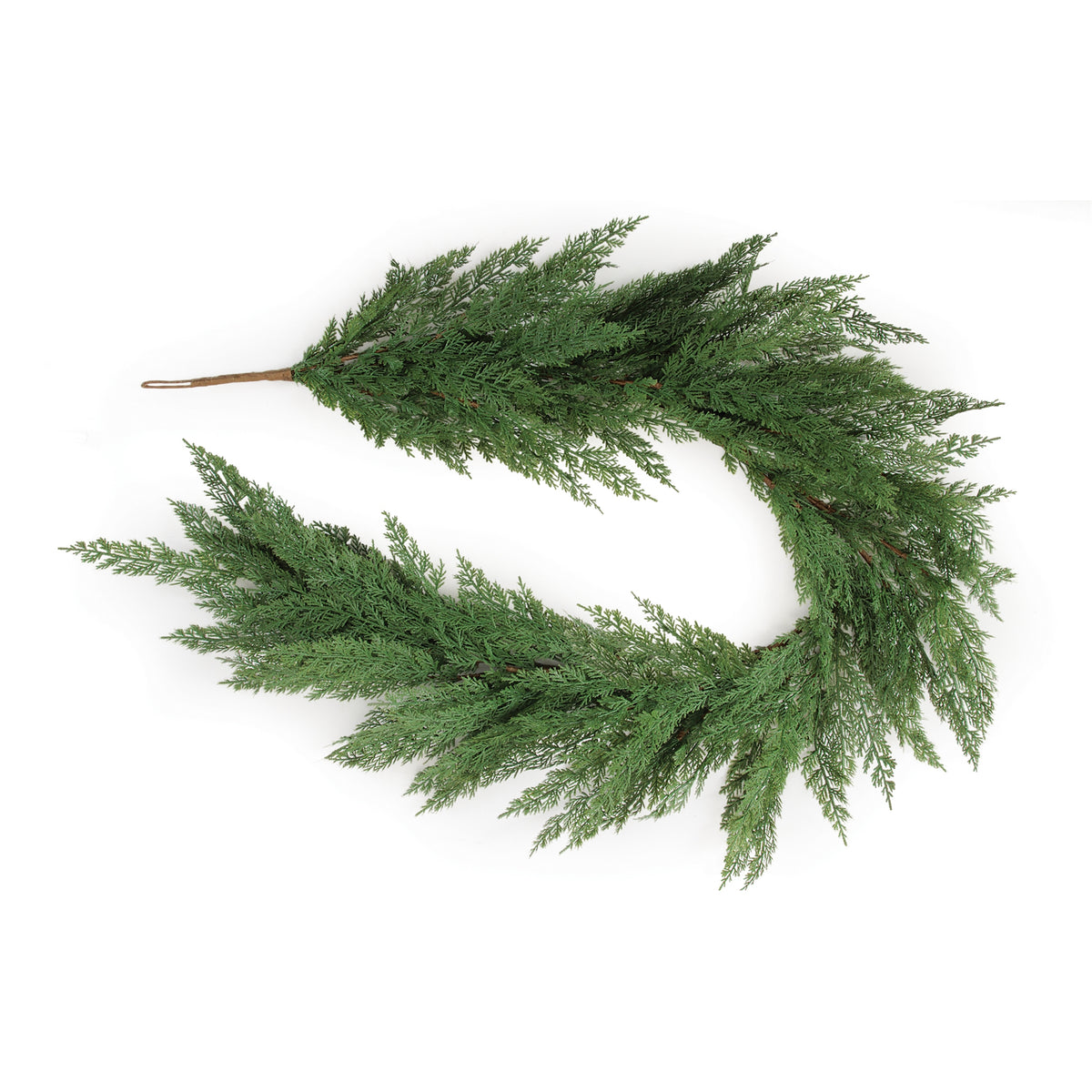 Classic Green Pine Garland 5.5'L