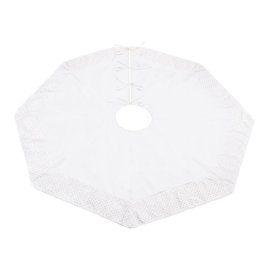 Beaded Christmas Tree Skirt 48"D