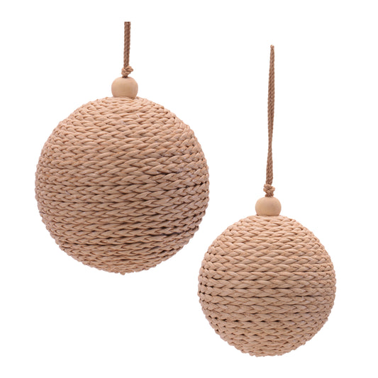 Plastic Ball Ornaments (Set of 4)