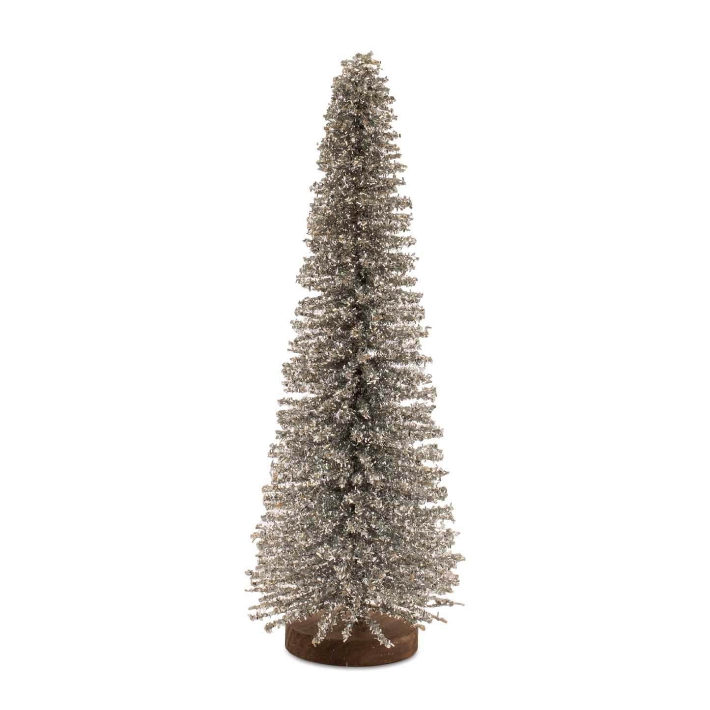 Glitter Iron Christmas Tree 17.5"H