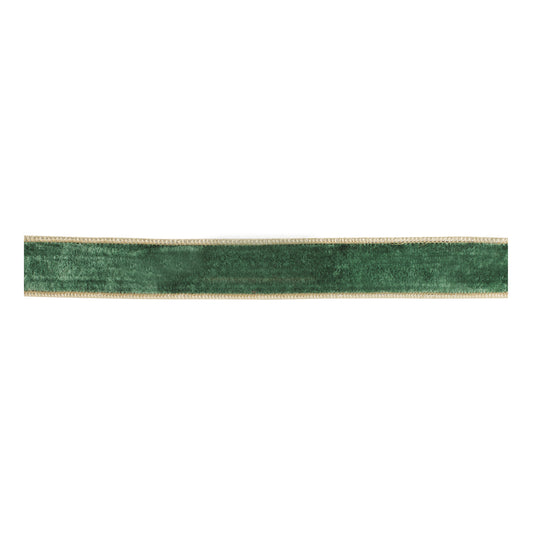 Velvet Wired Ribbon (Set of 2)