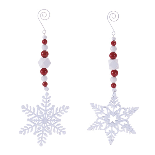 Snowflake Drop Ornaments (Set of 6)