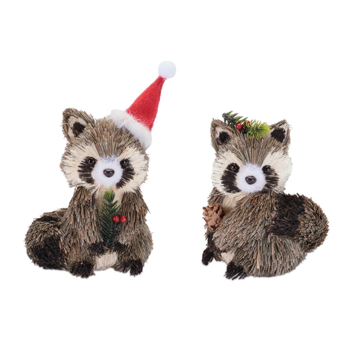 Holiday Raccoon Shelf Sitter (Set of 2)