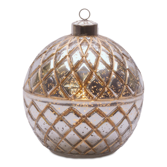 LED Candle Ornament 5.75"D