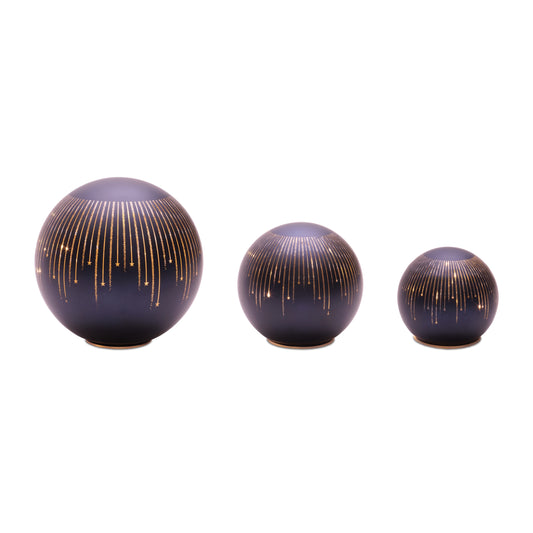 LED Frosted Star Globe (Set of 2)