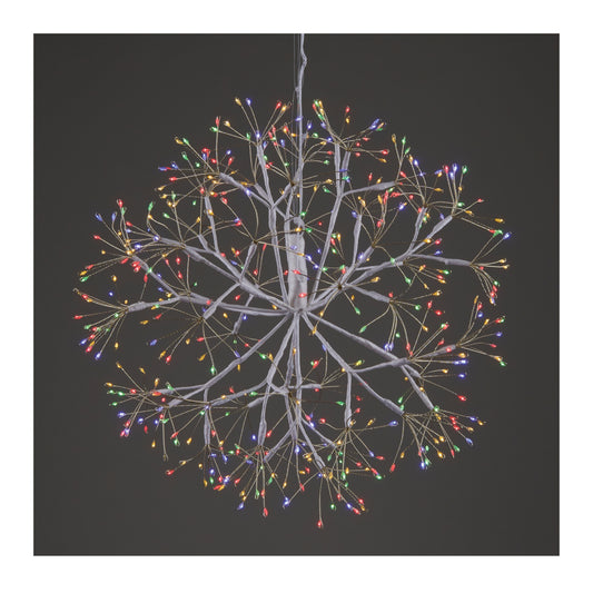 Multicolor LED Hanging Orb 17.5"D