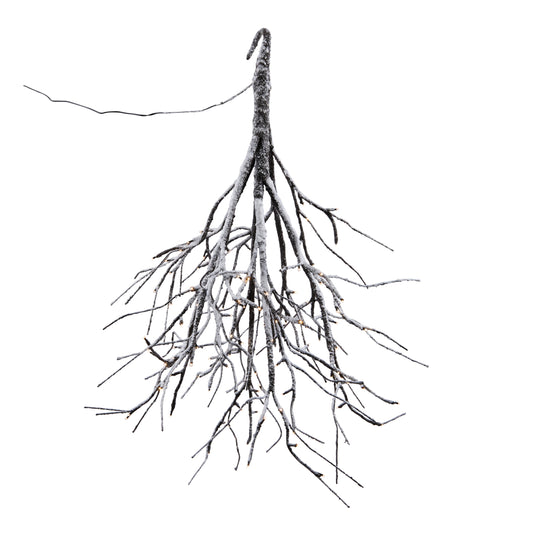 LED Flocked Twig Branch 4'H