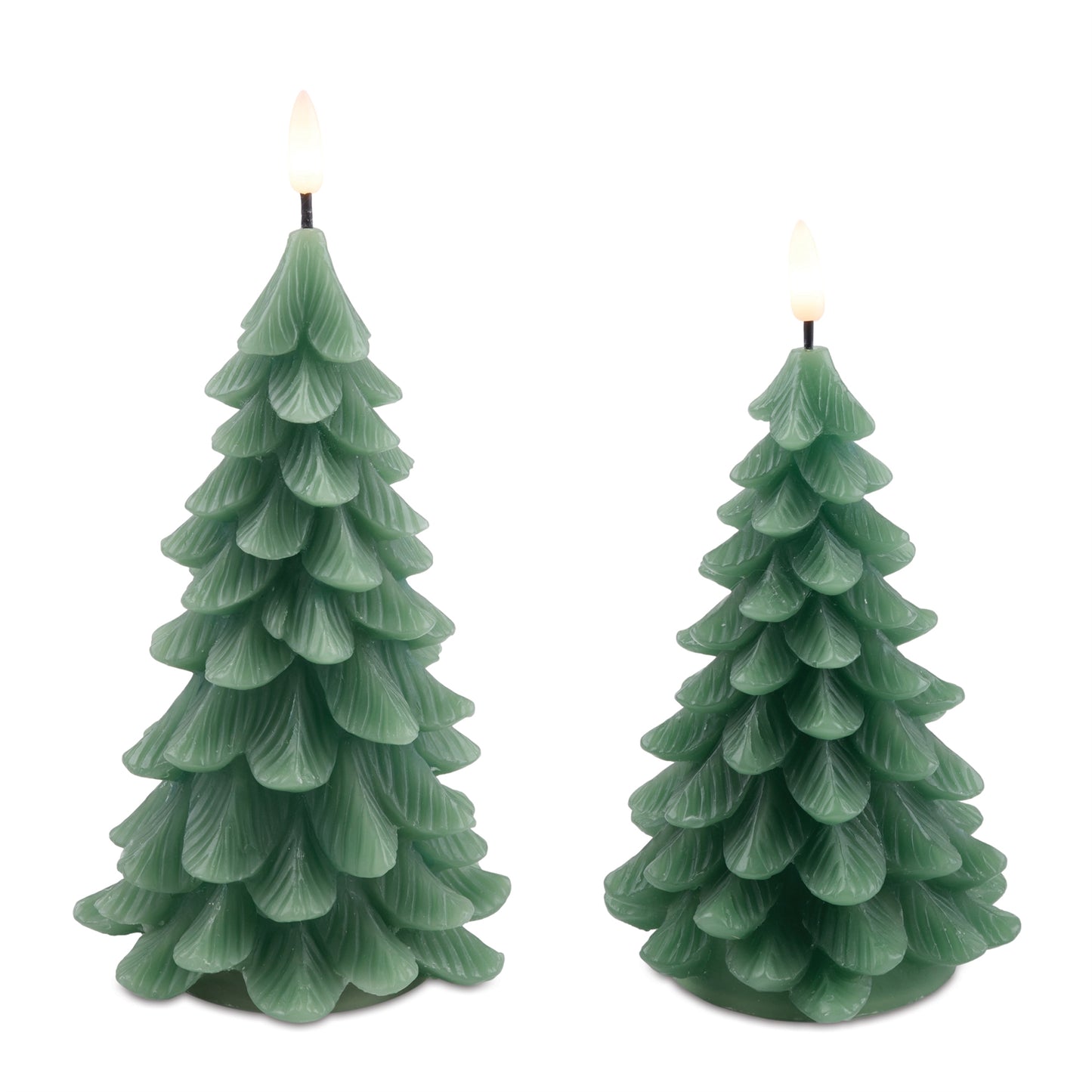 LED Pine Tree Candle (Set of 2)