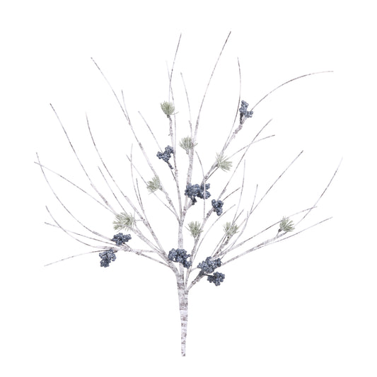 Birch Twig with Pine Spray (Set of 4)