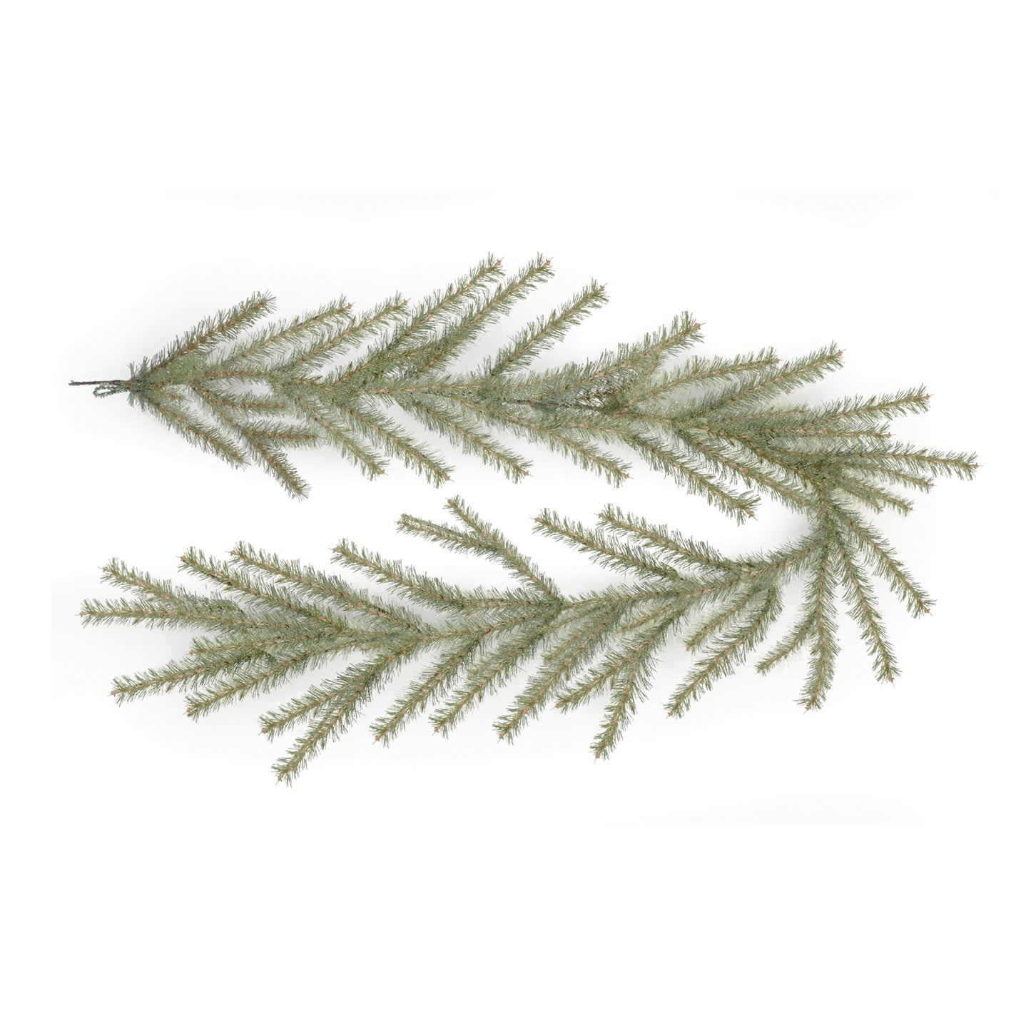 Glittered Pine Garland 6'L