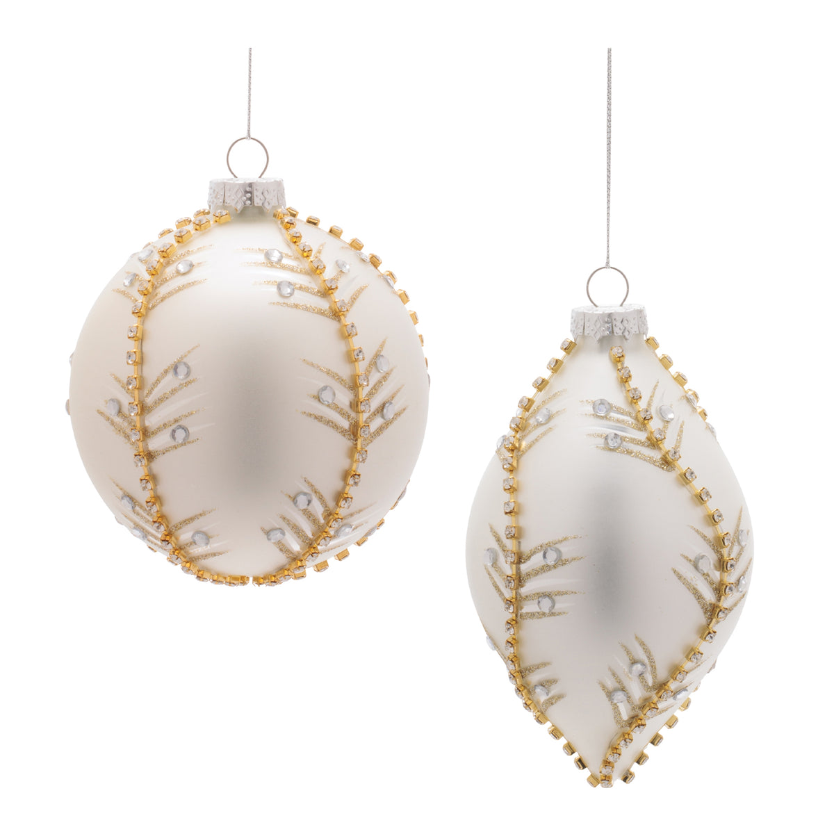 Glass Ornament Set (Set of 6)