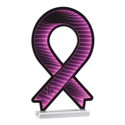 Breast Cancer Awareness Ribbon EkkoLight 16.5"H