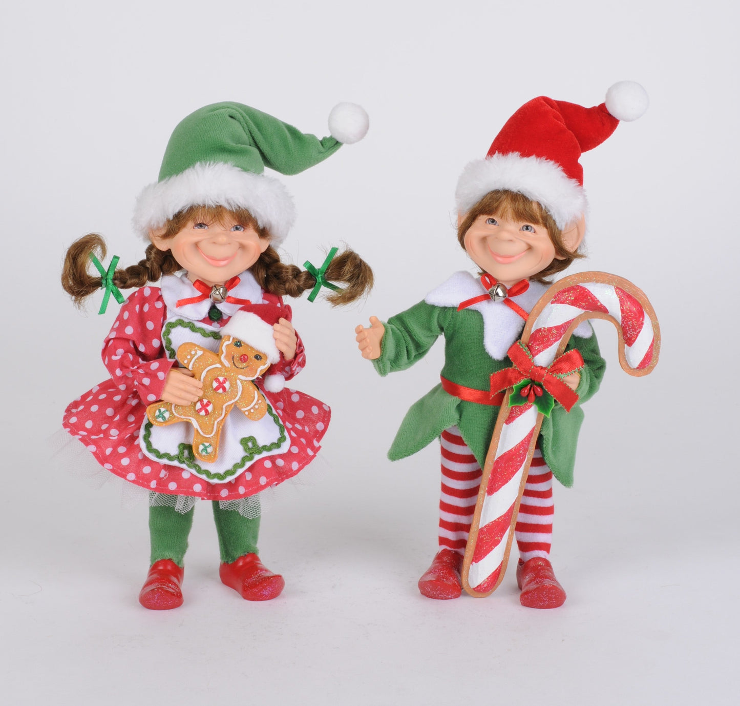 CC09-26 Red Polka Dot Candy Cane Elf Set