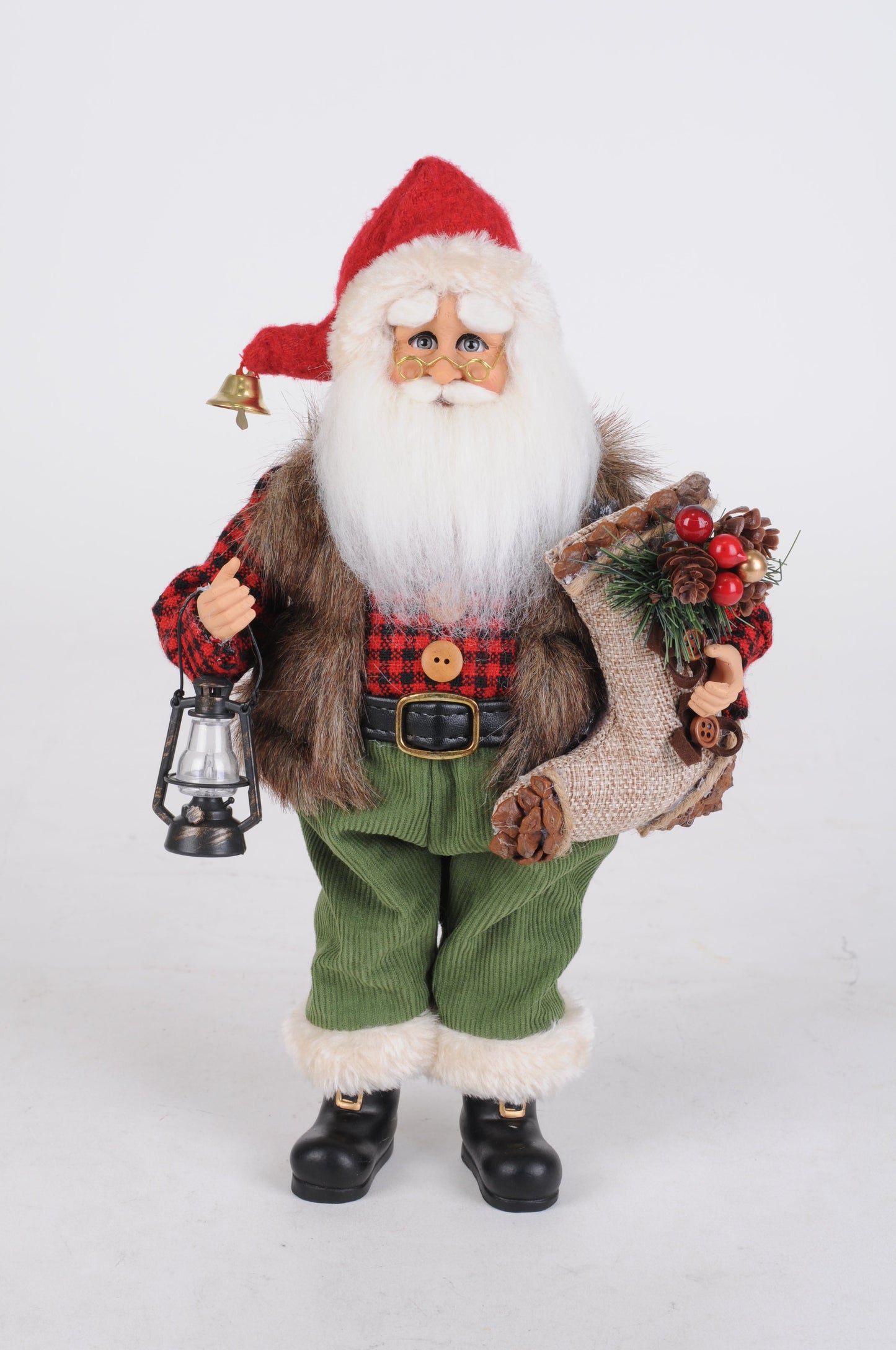 CC12-36 Woodland Stocking Santa