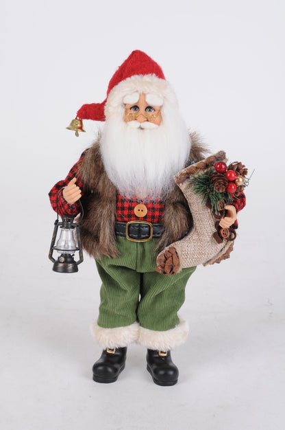 CC12-36 Woodland Stocking Santa