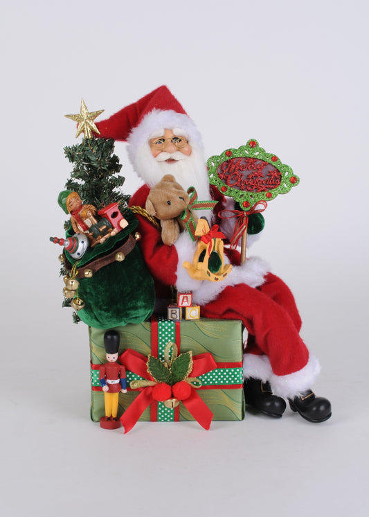 CC14-14 Lighted Merry Christmas Santa