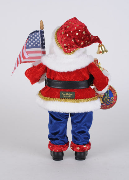 CC14-17 Stars and Stripes Santa