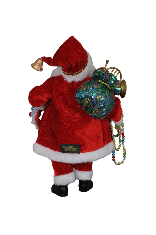Beads w/ Wreath Santa