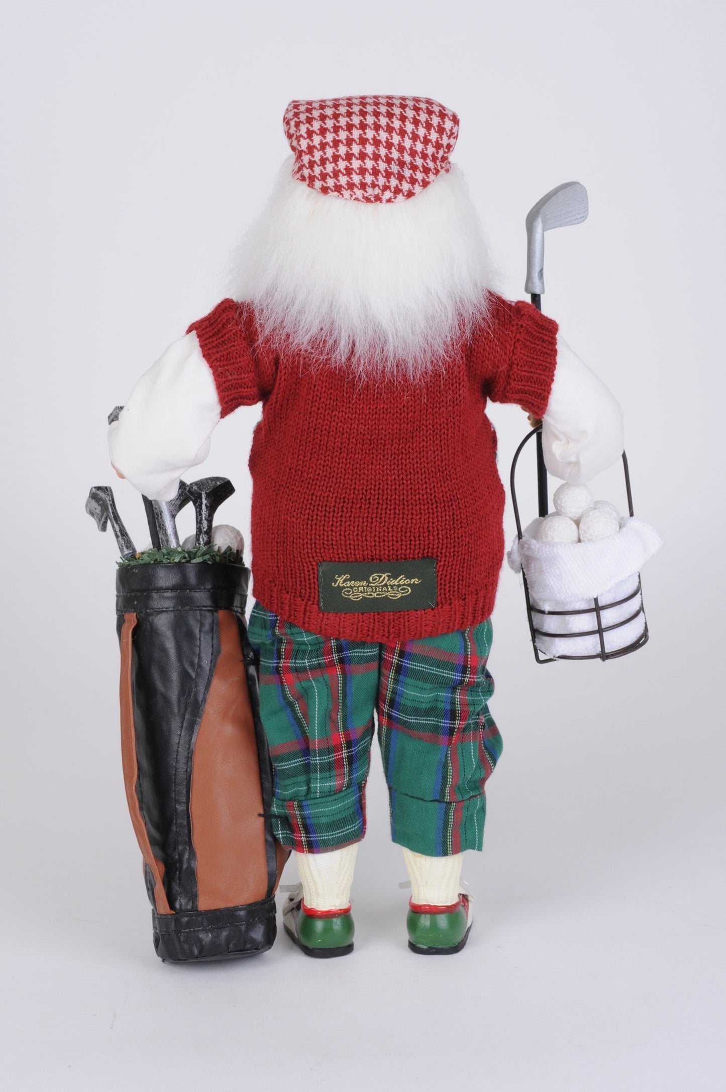 CC16-155 Golf Santa with Basket