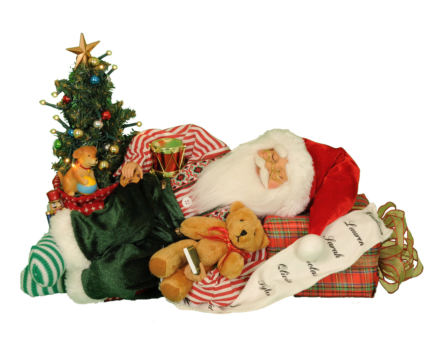 CC16-168 Lighted Napping Santa