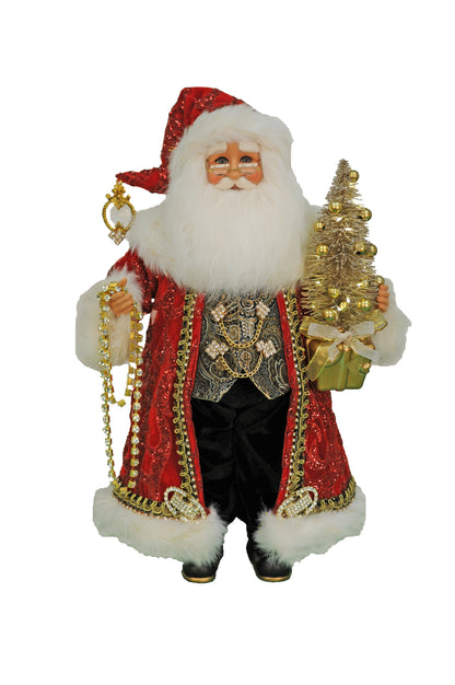CC16-200 Lighted Traditional Elegance Santa