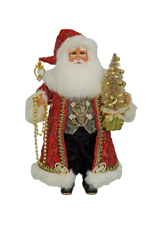 CC16-200 Lighted Traditional Elegance Santa