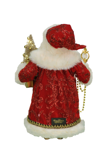 CC16-200 Lighted Traditional Elegance Santa