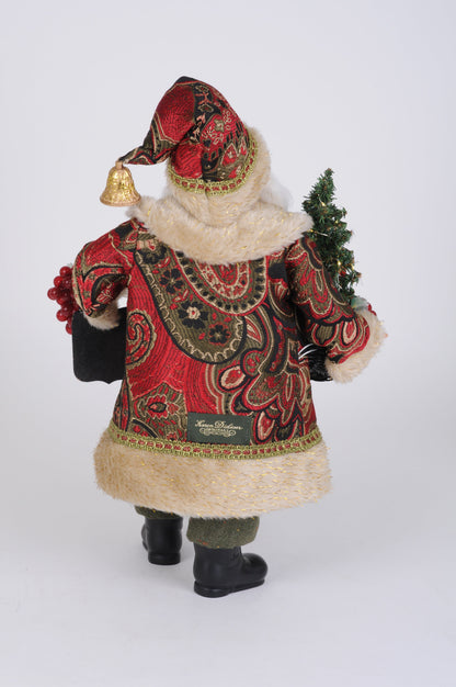CC16-220 Lighted Wine & Cheese Sampling Santa