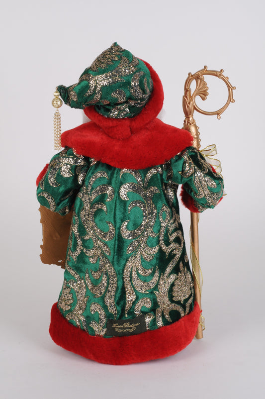 CC16-253 Evergreen & Crimson Santa