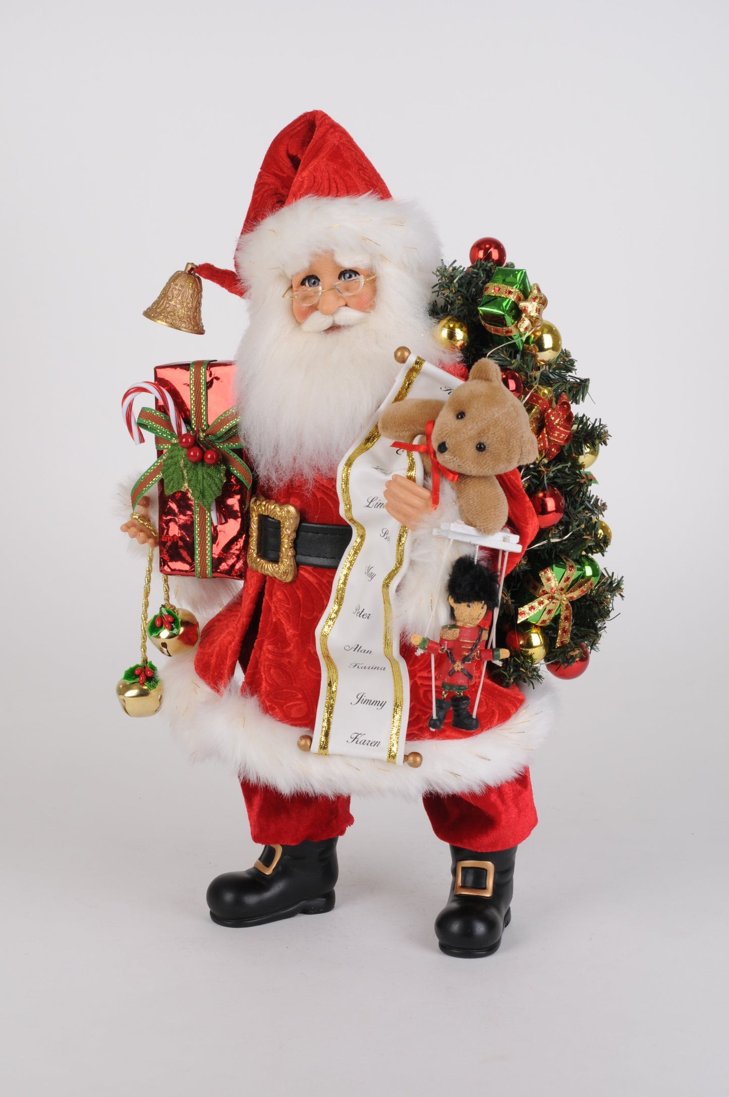 CC16-261 Lighted Good Tidings Santa