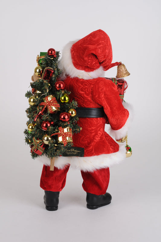 CC16-261 Lighted Good Tidings Santa