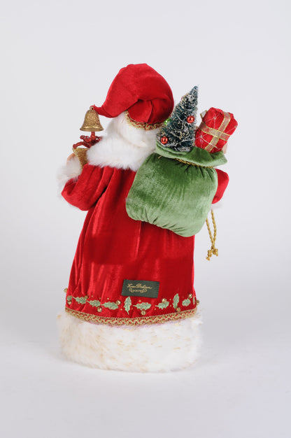 CC16-263 Lighted Traditional Tartan Santa