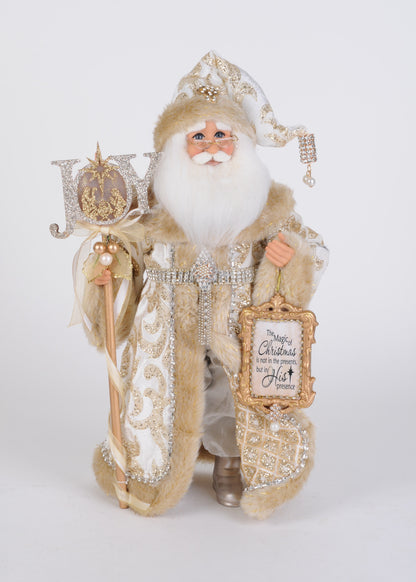 CC16-266 Lighted Joyous Presence Santa