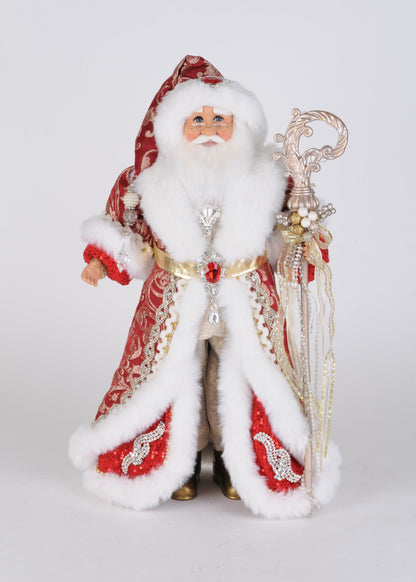 CC18-100 Lighted Crimson Royale Santa