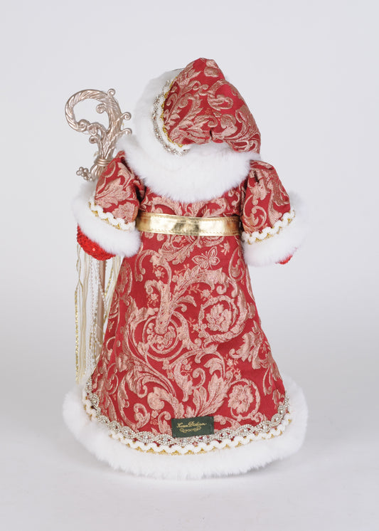 CC18-100 Lighted Crimson Royale Santa