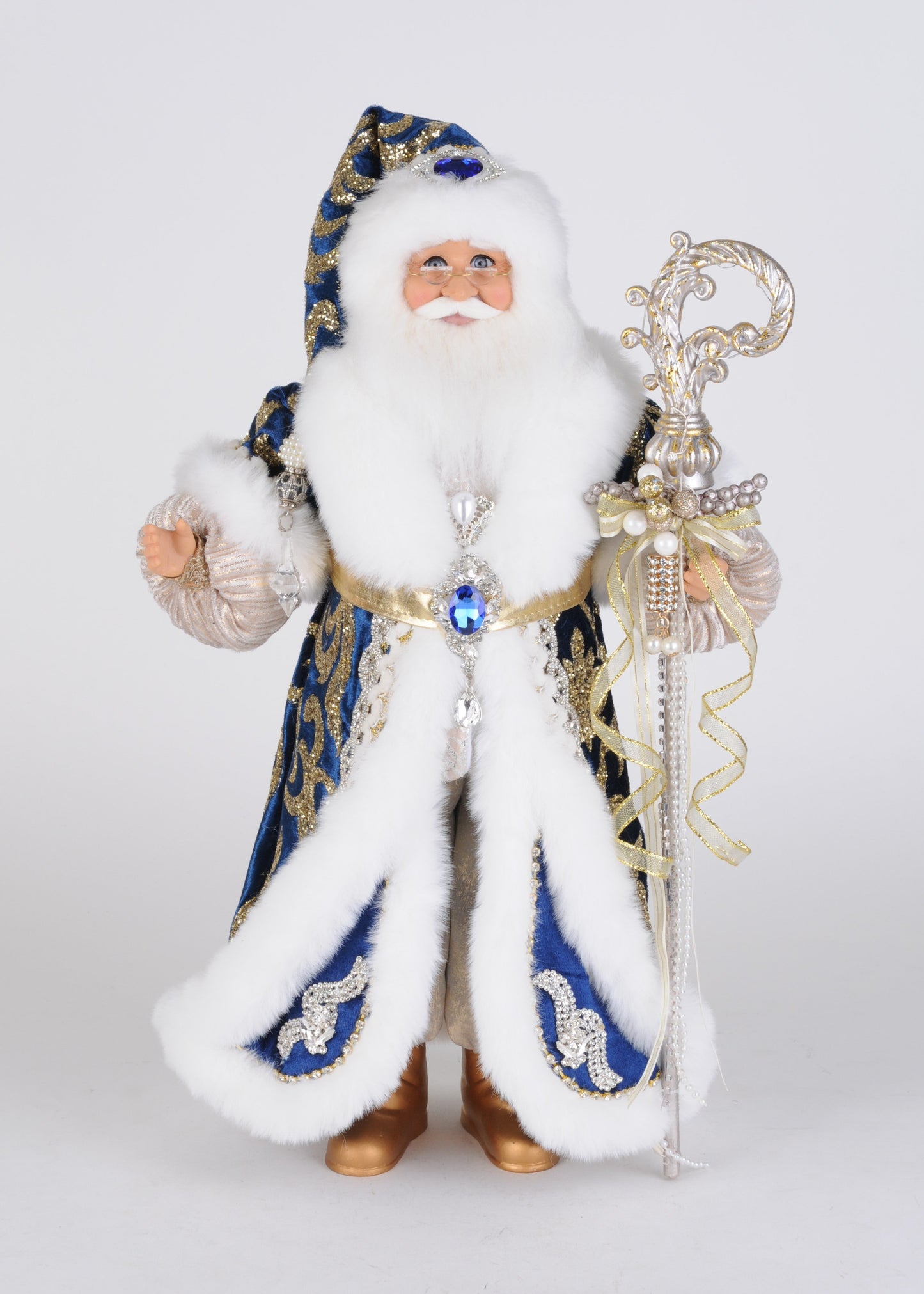 CC18-104 Lighted Sapphire Royale Santa