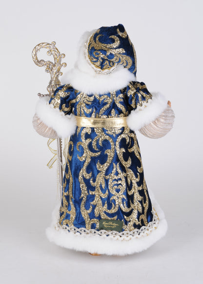 CC18-104 Lighted Sapphire Royale Santa