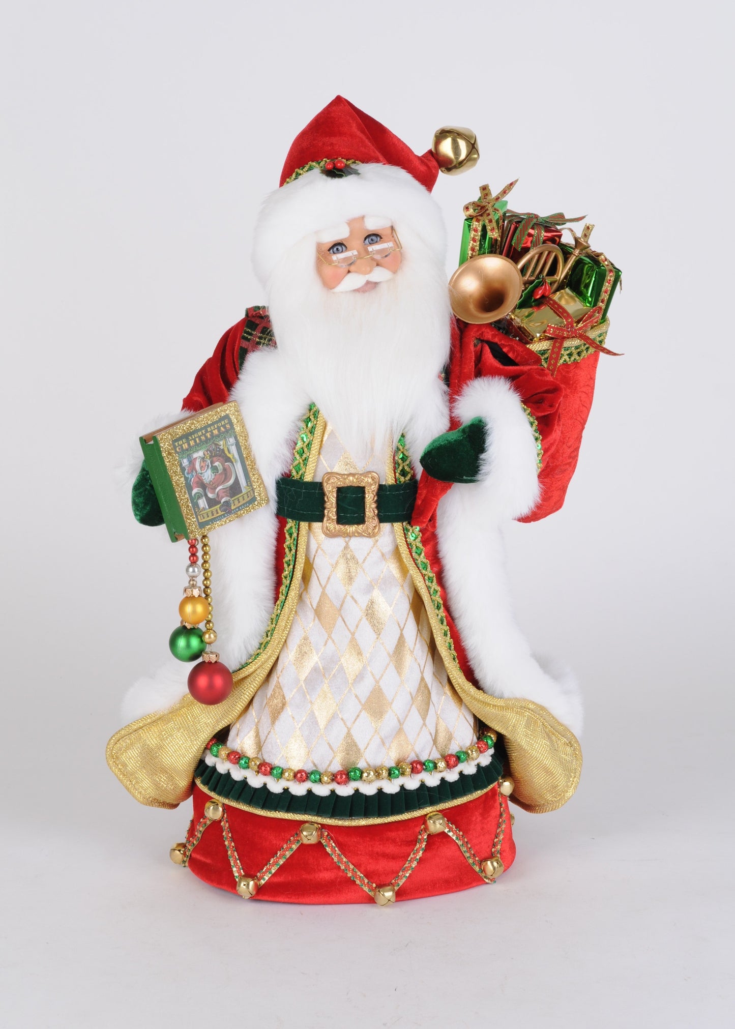 CC18-106 Yuletide Storyteller Santa