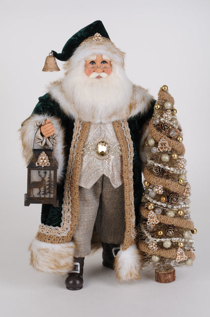 CC18-72 Lighted Emerald Woods Santa