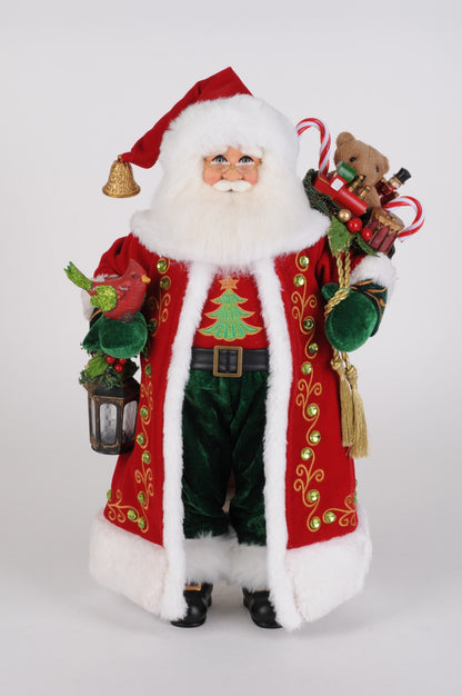 CC18-77 Lighted 'O' Tannebaum Santa